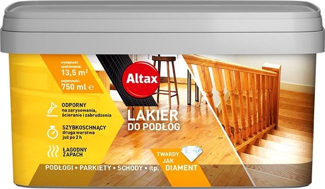 Lakier Altax bezbarwny półmat 0,75l