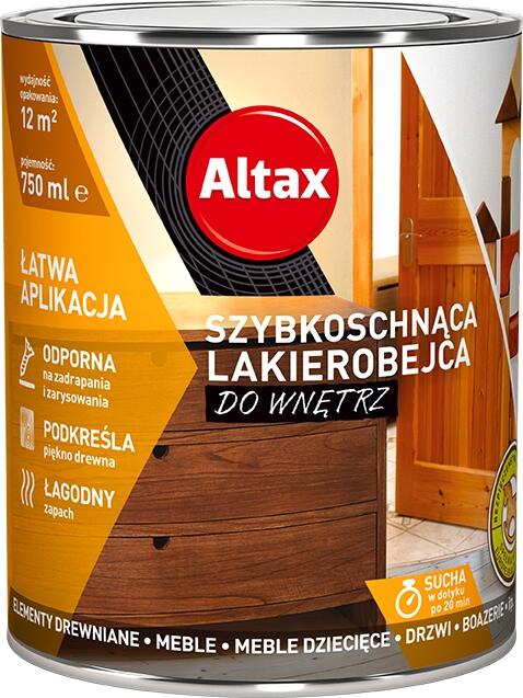 Lakierobejca szybkoschnąca Altax palisander 0,75l