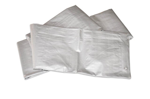 Plandeka srebrna 3x4m