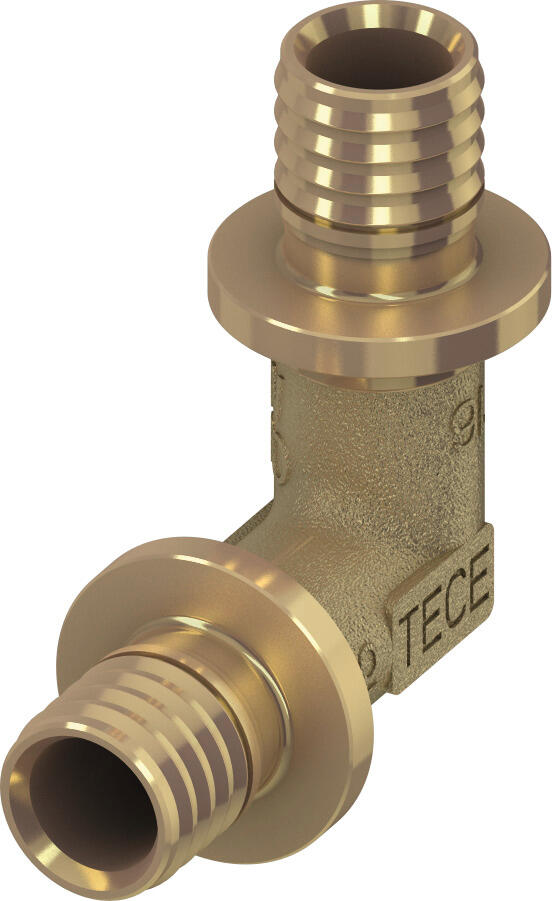 Tece Kolano mosiężne 20 mm