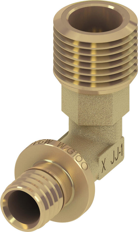 Tece Kolano mosiężne 90° GZ 20 mm x 3/4