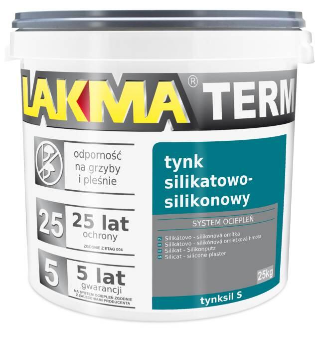 Tynk silikatowo-silikonowy Lakma 25 kg