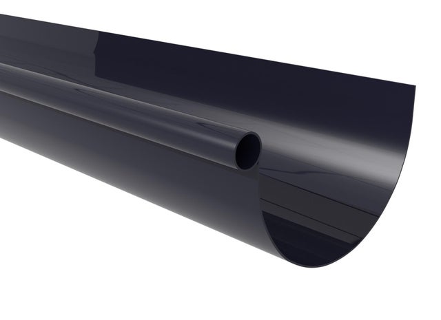 Rynna G125, dł. 4 m, grafitowa PVC Scala Plastics