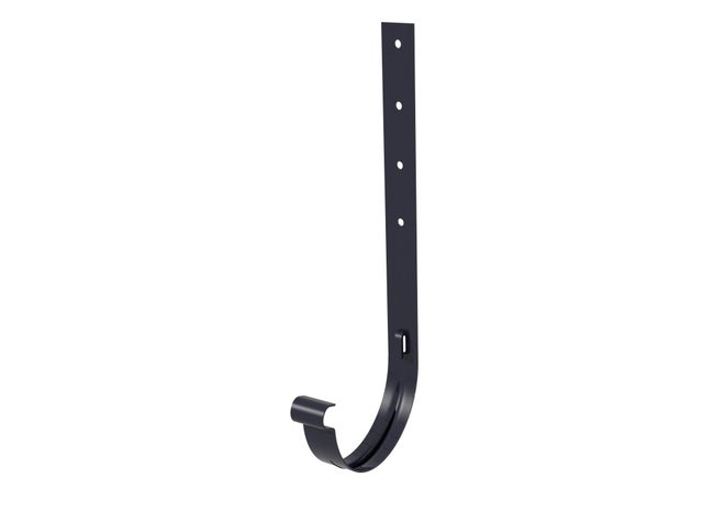 Hak rynnowy długi G80, grafitowy metal Scala Plastics