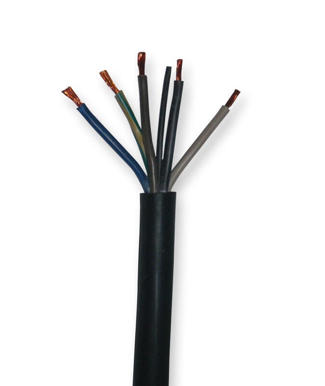 Przewód gumowy H05RR-F(OW-żo) 5x4mm2 1m
