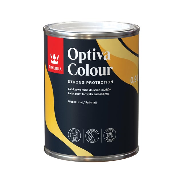 Tikkurila Optiva Colour lateksowa farba do ścian 0,9L