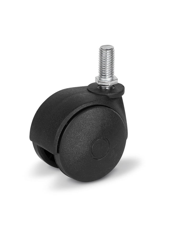 Koło meblowe obrotowe 50 mm/35 kg z trzpieniem M8