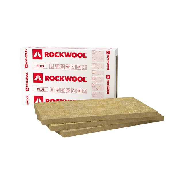 Wełna mineralna Rockwool Steprock Plus 4 cm skalna 30 kPa 0,039 W/(mK) 3,6 m2