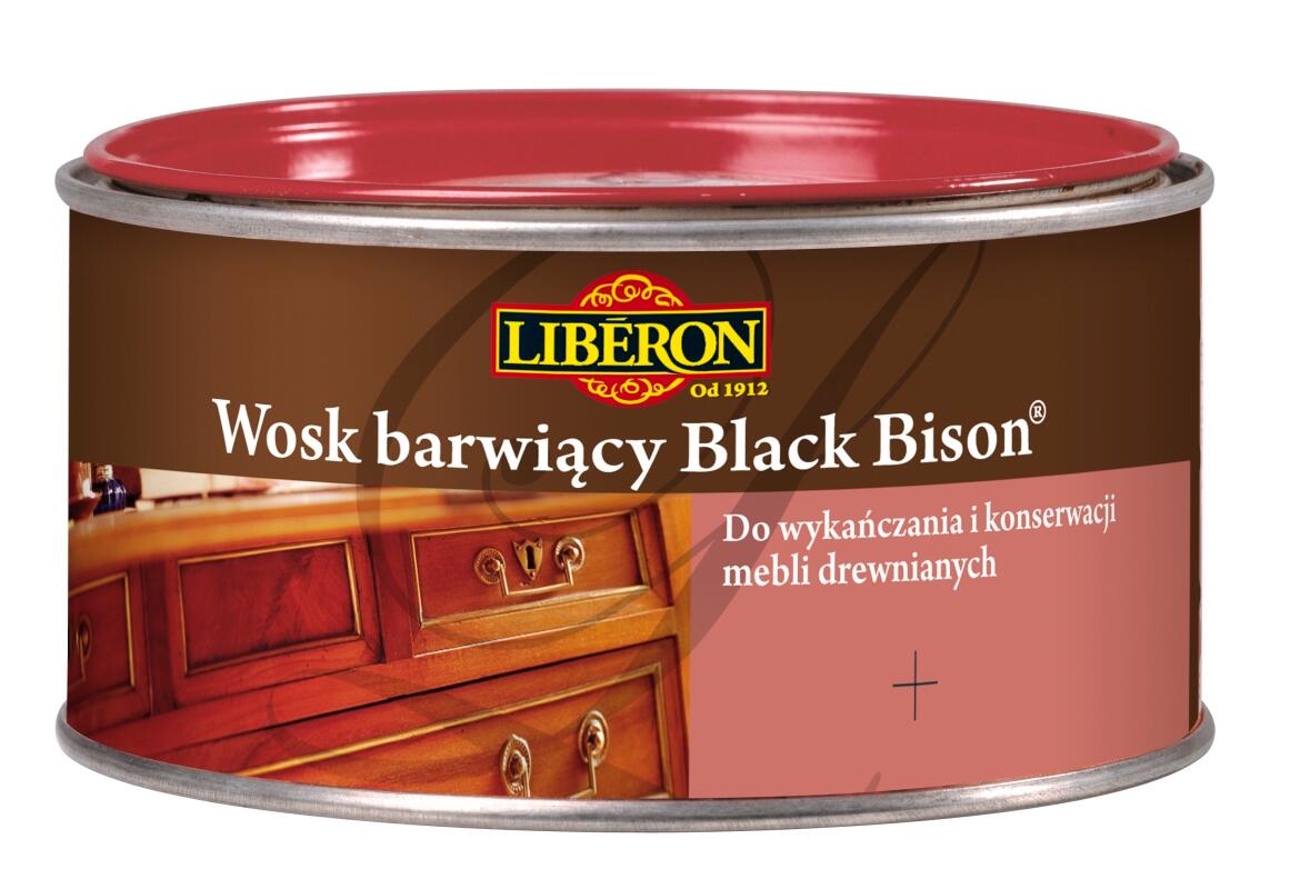 Wosk barwiący Black Bison dąb przydymiony 0,5kg - 2