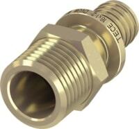 Tece Złączka mosiężna GZ 16 mm x 1/2