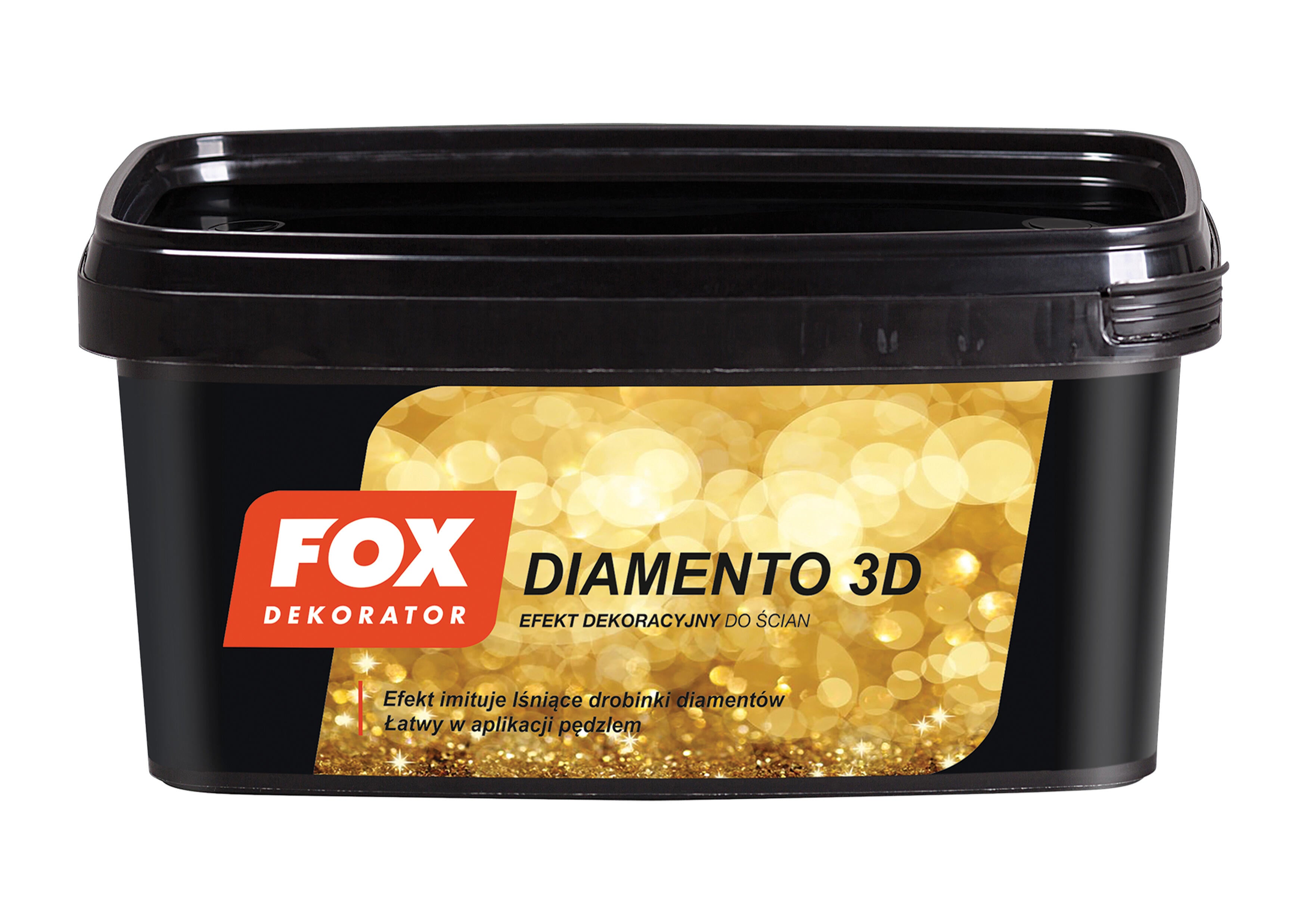 Farba Fox Diamento 3D carbon 1l - 2
