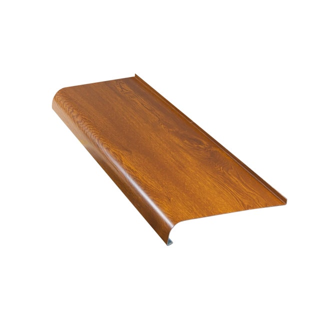 Parapet zewnętrzny Softline 20x150cm stalowy złoty dąb