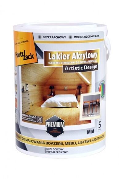 Lakier akrylowy HartzLack mat 5 l