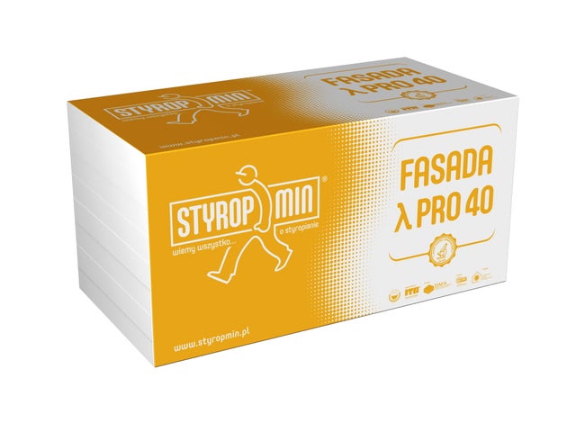 Styropian Styropmin Fasada Pro 40 2 cm EPS 0.040 W/(mK) 15 m2