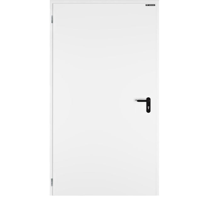 Drzwi zewnętrzne techniczne Technical 40, 80 cm, lewe, RAL 9016