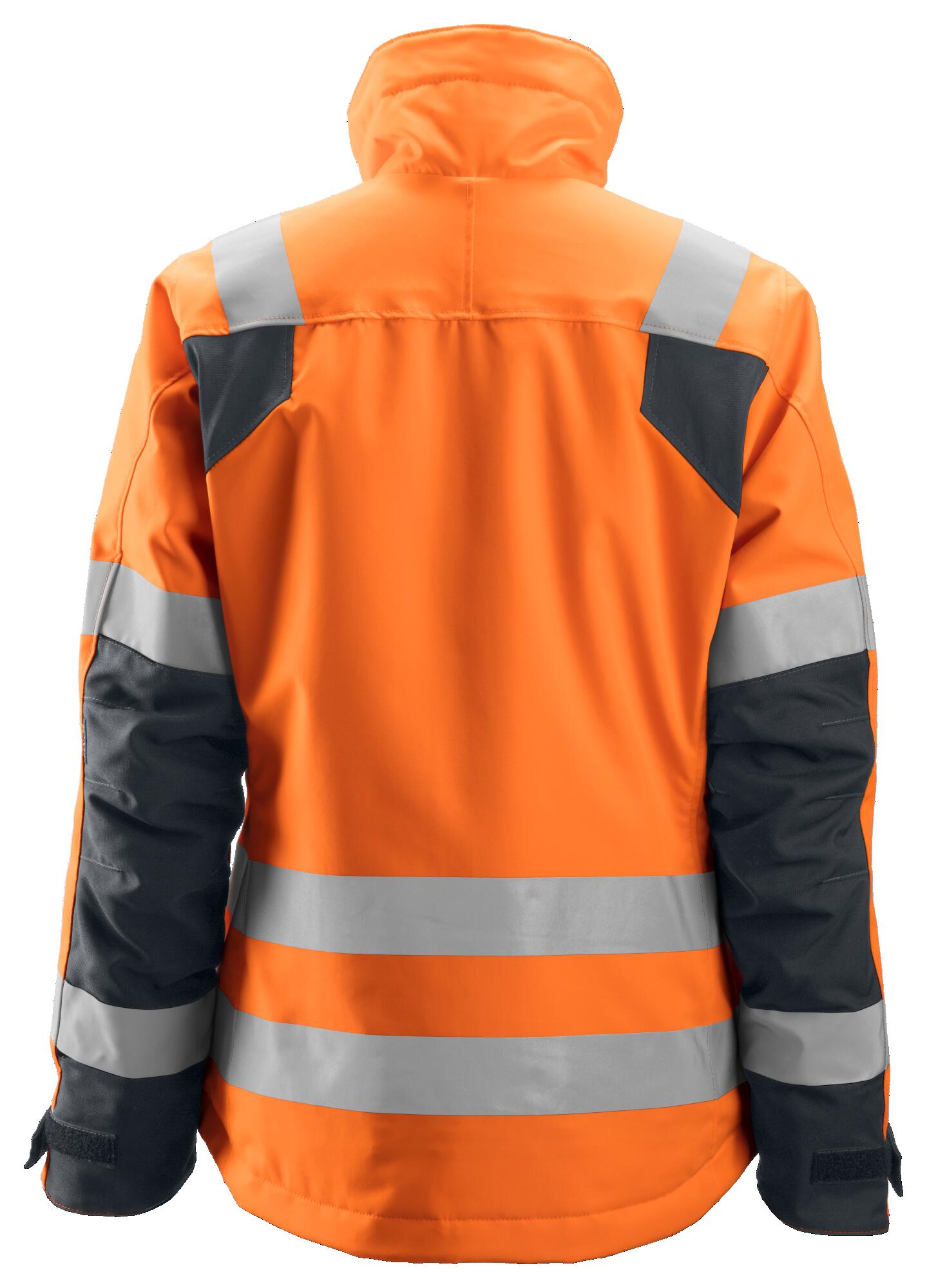 Chaqueta mujer snickers allroundwork highvis - naranja/gris - talla 56