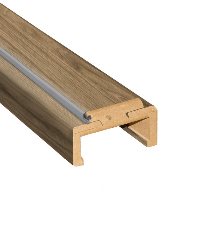 Ościeżnica regulowana V-Retto 80-100, 80 prawa, komplet, orzech włoski