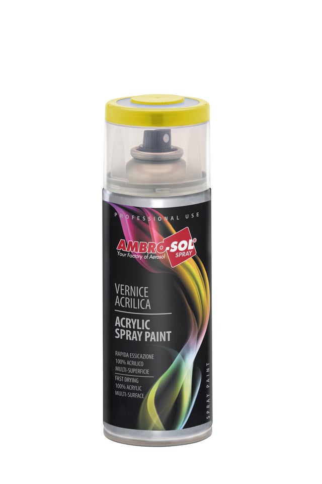 Spray Lakier akrylowy Ambro-Sol żółty sygnałowy RAL1003 400ml