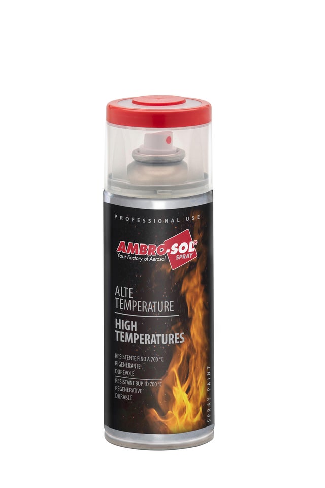 Spray żaroodporny Ambro-Sol High Temperatures srebrny 400ml