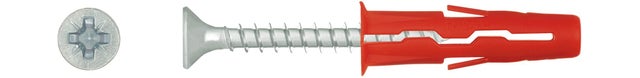 Kołek uniwersalny UNO 6x28 mm z wkrętem 4.0x30 mm (36 szt.)