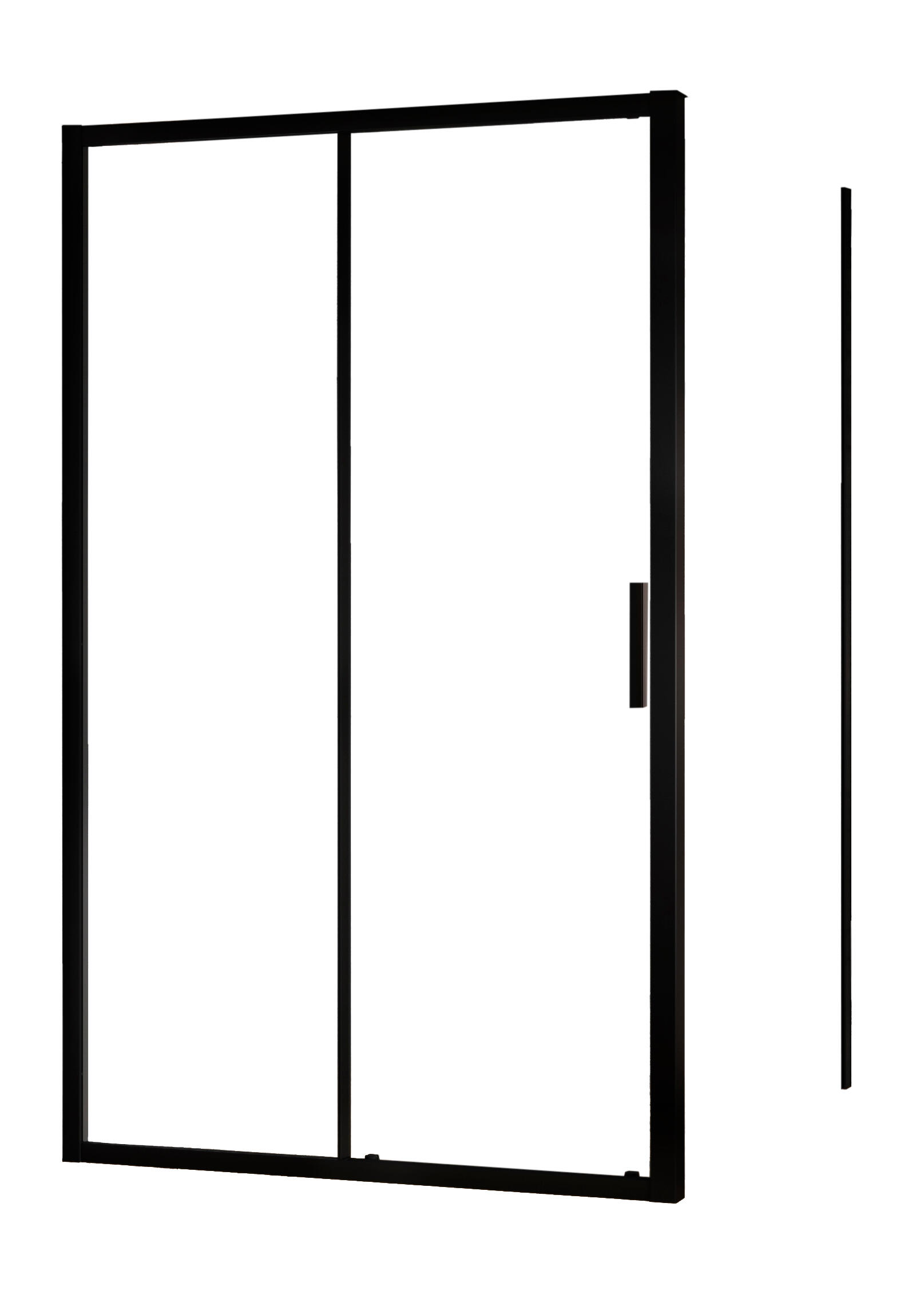 Ścianka prysznicowa Ravak Blix Slim 90 cm czarna - 3