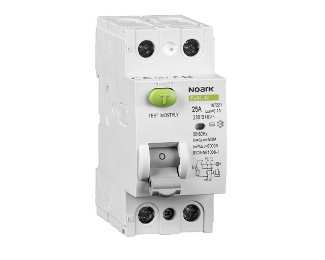 Wyłącznik różnicowoprądowy 2P 25A 100mA 108353 Noark