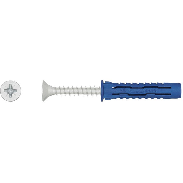Kołek uniwersalny fi 05 mm z wkrętem 3.5x30 mm (50 szt.)