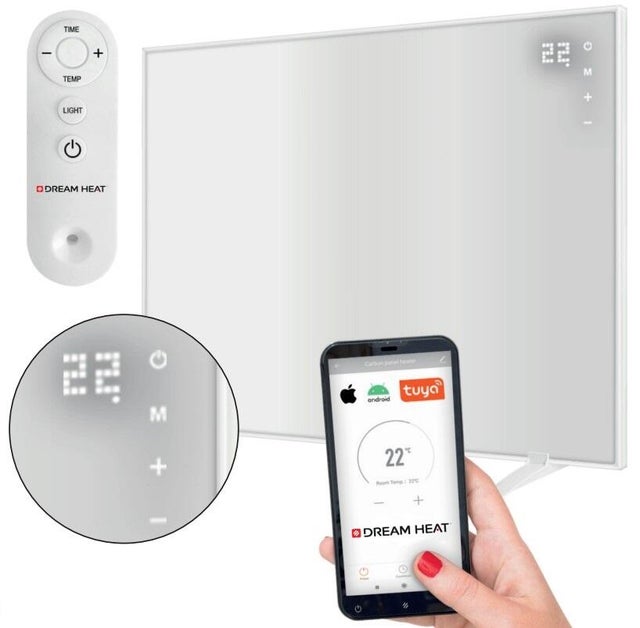 Promiennik podczerwieni 480W 9m2 pilot WiFi