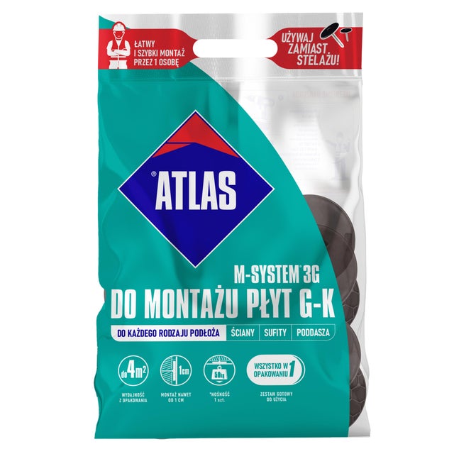 Łączniki do mocowania płyt Atlas M-system 3G 100 mm