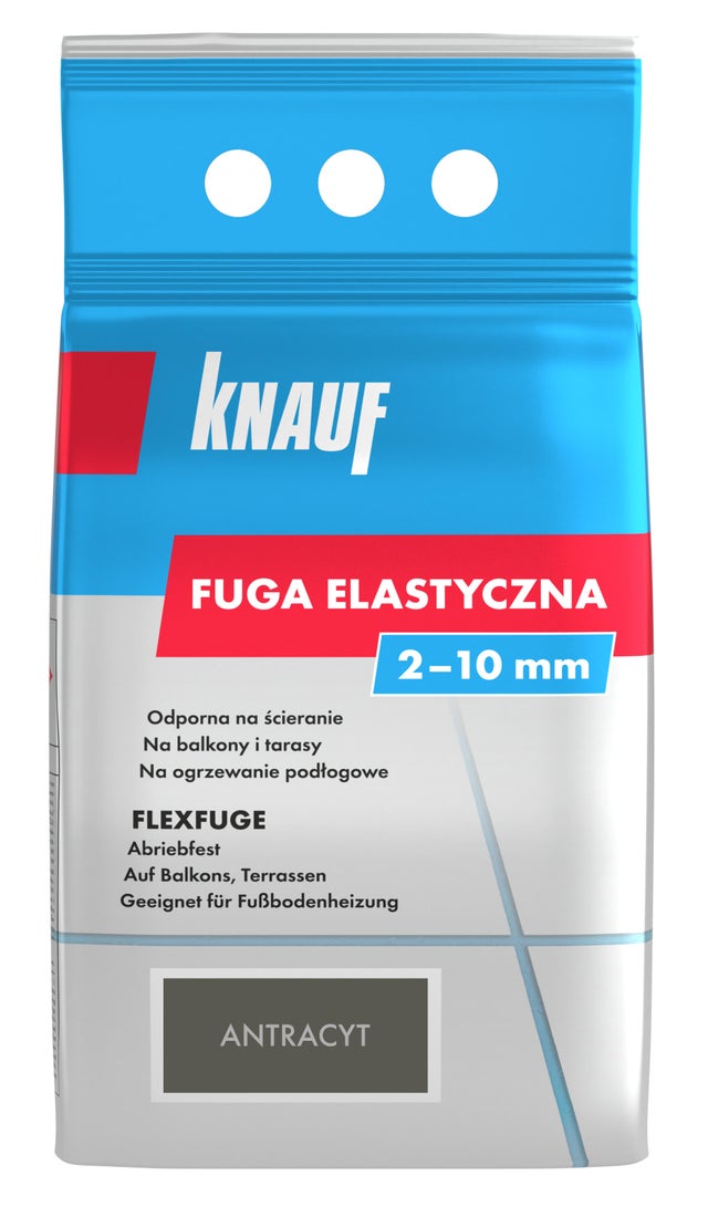 Fuga elastyczna Knauf antracyt  1.5 kg