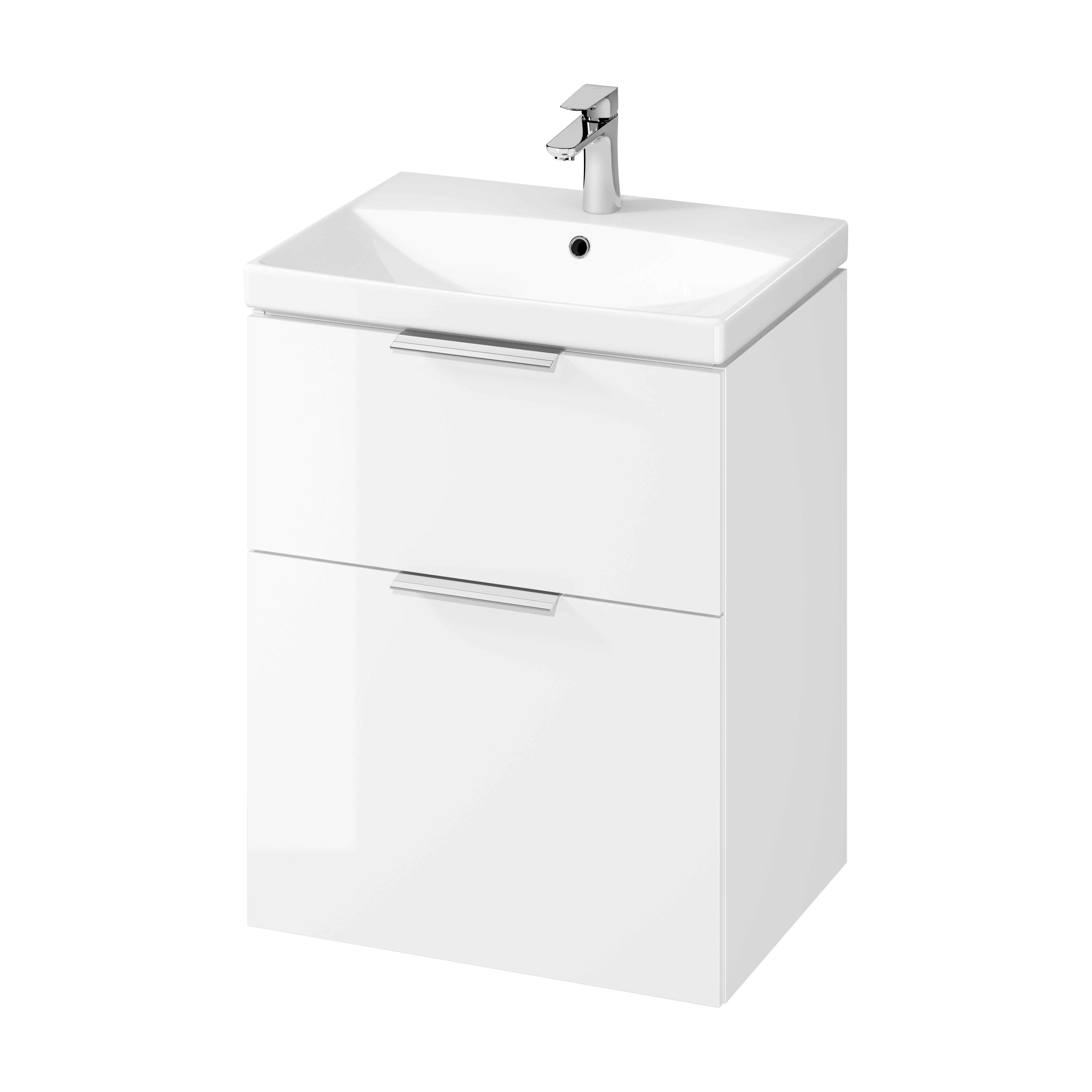 Zestaw szafka z umywalką Cersanit City 60 x 77.5 x 45 cm biały - 2