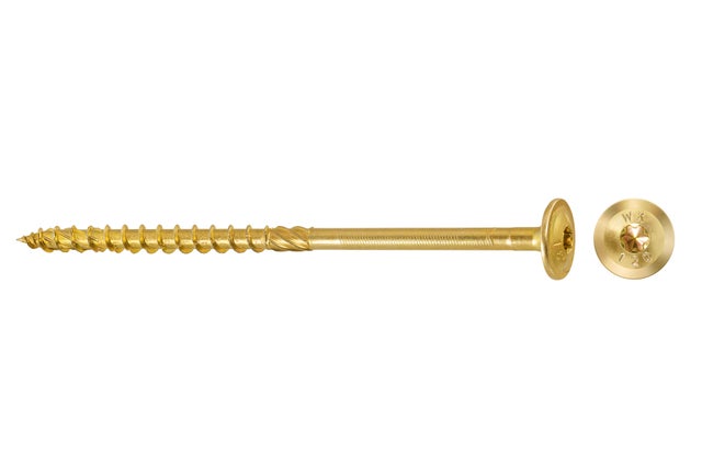 Wkręt do łączników ciesielskich z łbem talerzykowym 8x80 mm (50 szt.)