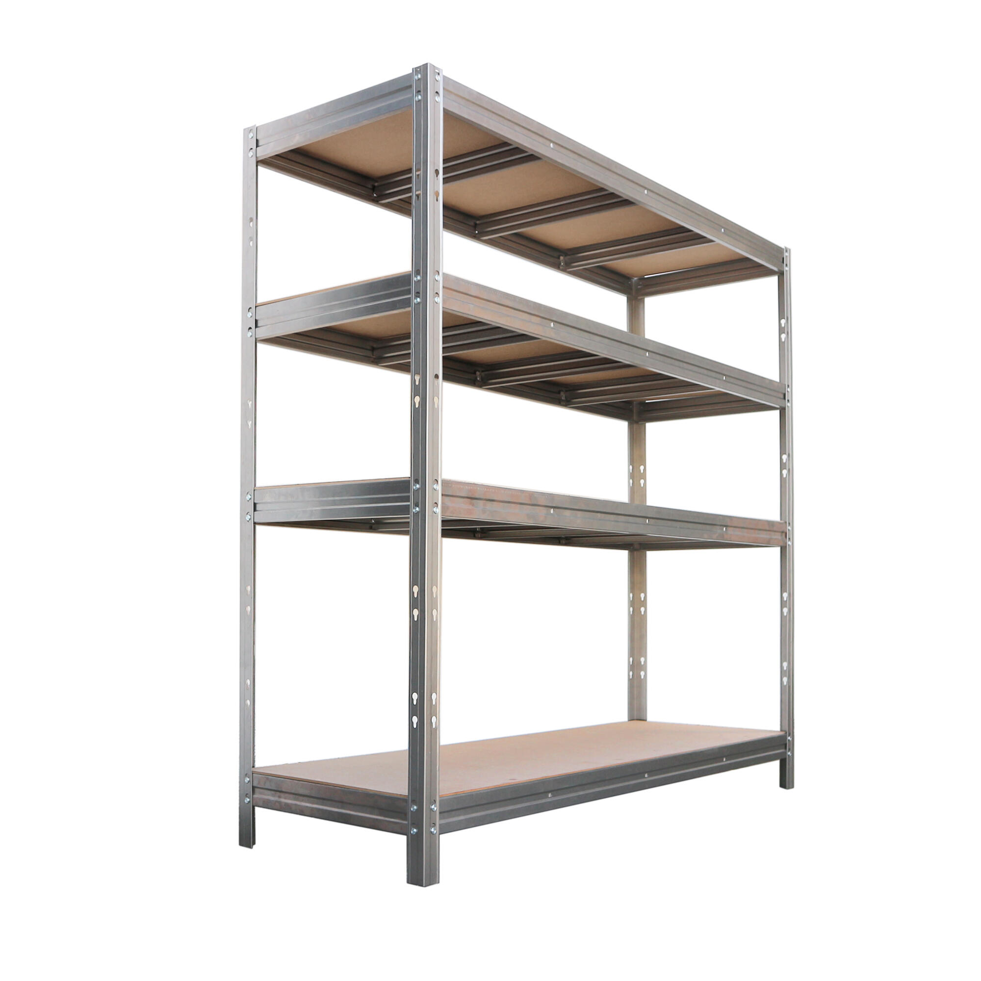Regał magazynowy Rivet wym. 200x180x60 cm, 4 półki, nośność 450 kg - 2