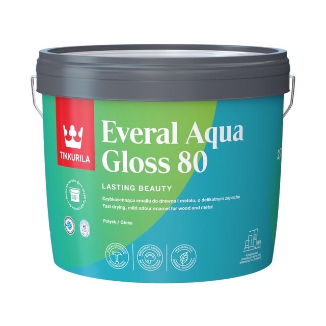 Emalia akrylowa Aqua Gloss Tikkurila A 2,7l 