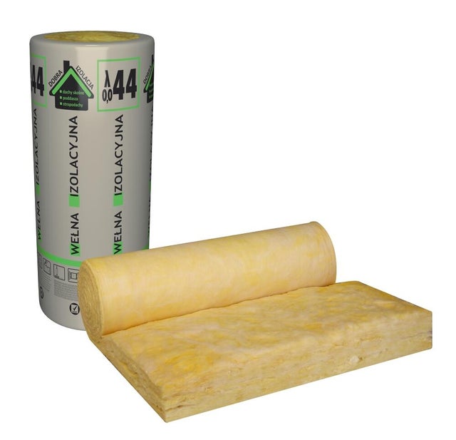 Wełna mineralna izolacyjna 5 cm szklana 0,044 W/(mK) 19,2 m2