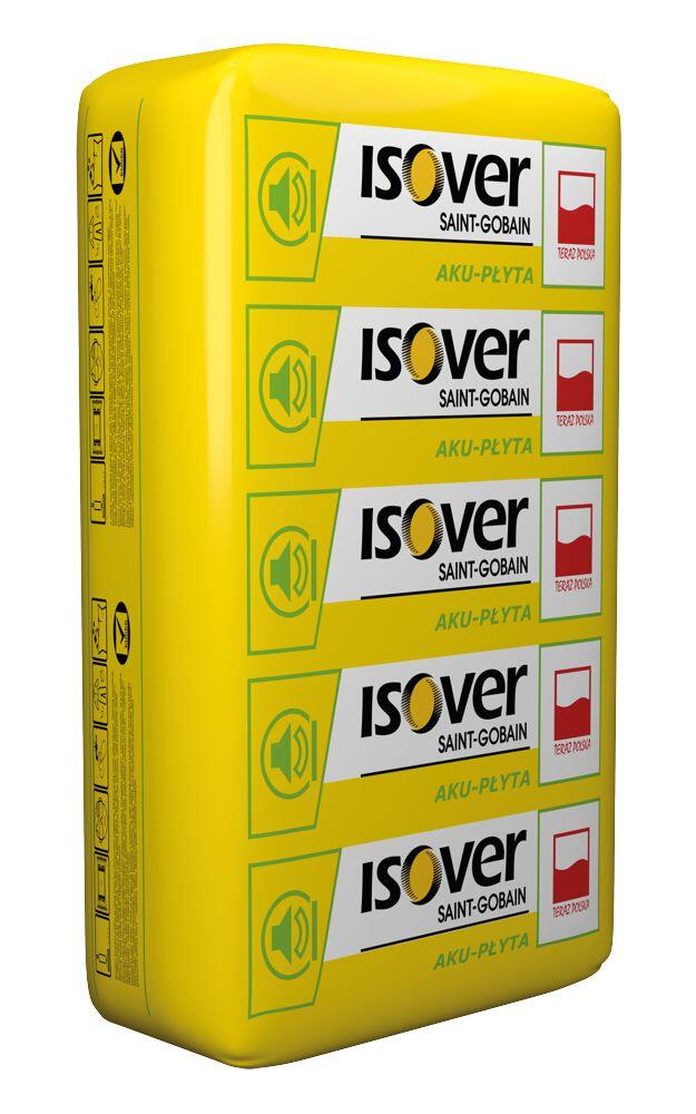 Wełna mineralna Isover Aku-Płyta 10 cm szklana 0,037 W/(mK) 7,2 m2