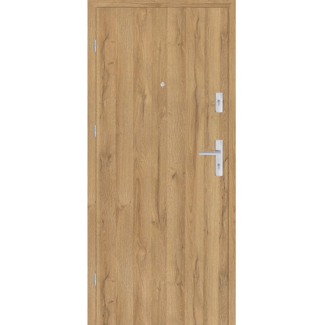 Drzwi wejściowe wewnątrzlokalowe Zeus 80 cm lewe dąb grand