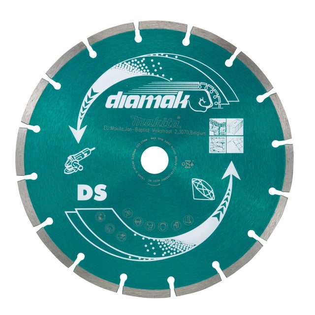 Tarcza diamentowa segmentowa 125x22,2 mm Makita, 10 szt.