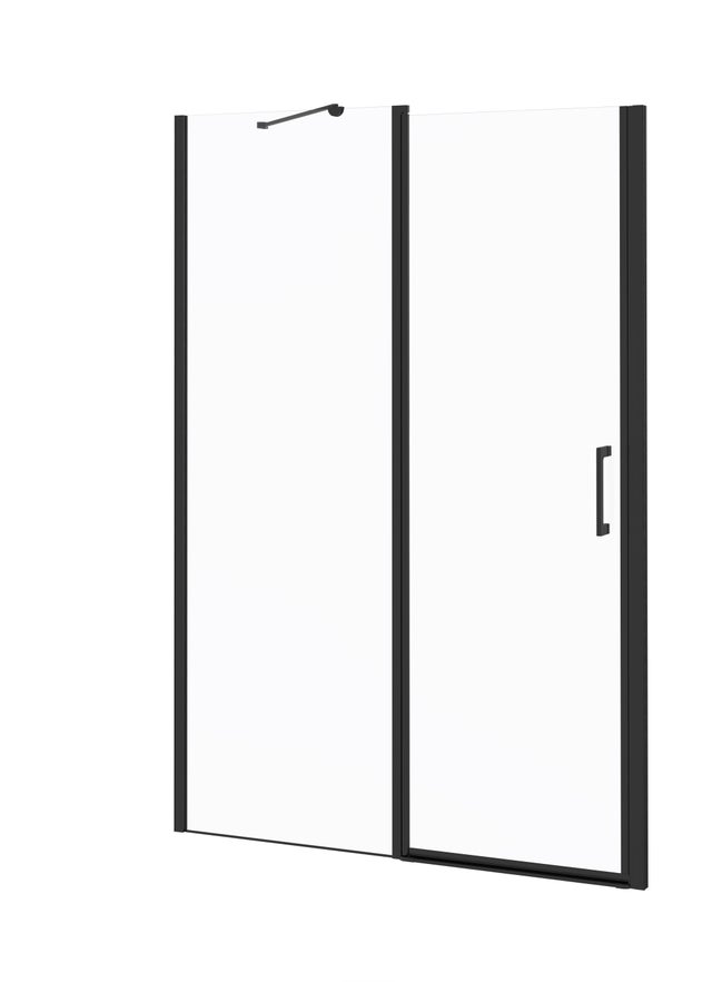 Drzwi prysznicowe Savana Veduta 100 x 192.5 cm czarne