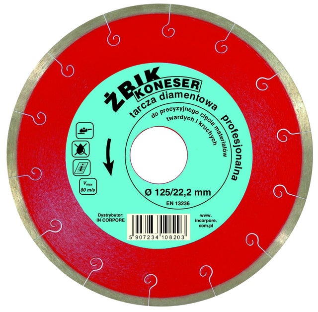 Tarcza diamentowa pełna 250x25,4/32 mm ŻBIK KONESER