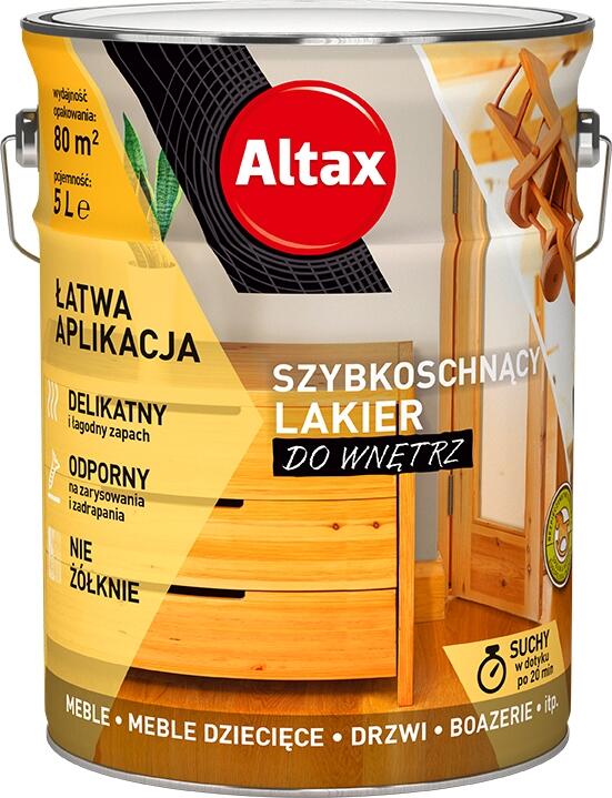Lakier do drewna Altax półmat 5l