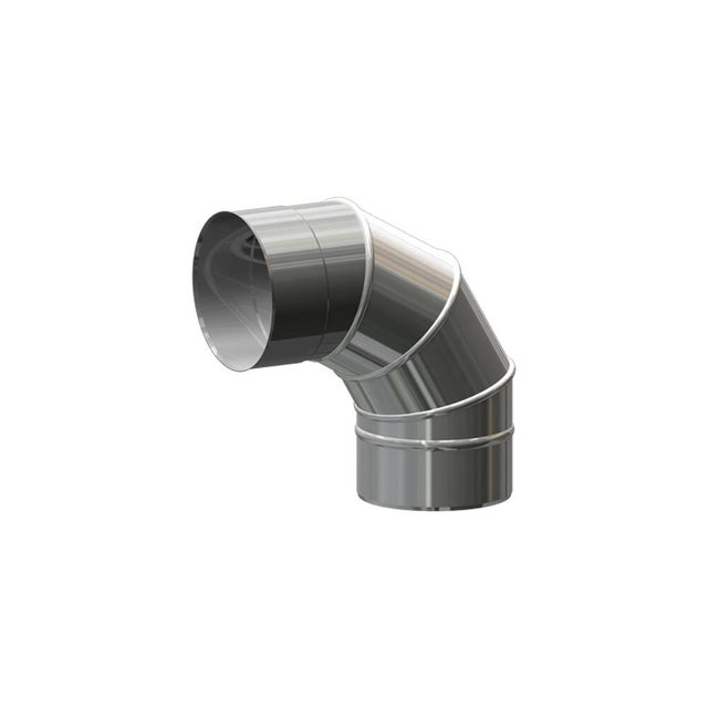 Kolano skrętne kwasoodporne 0-90° 130 mm
