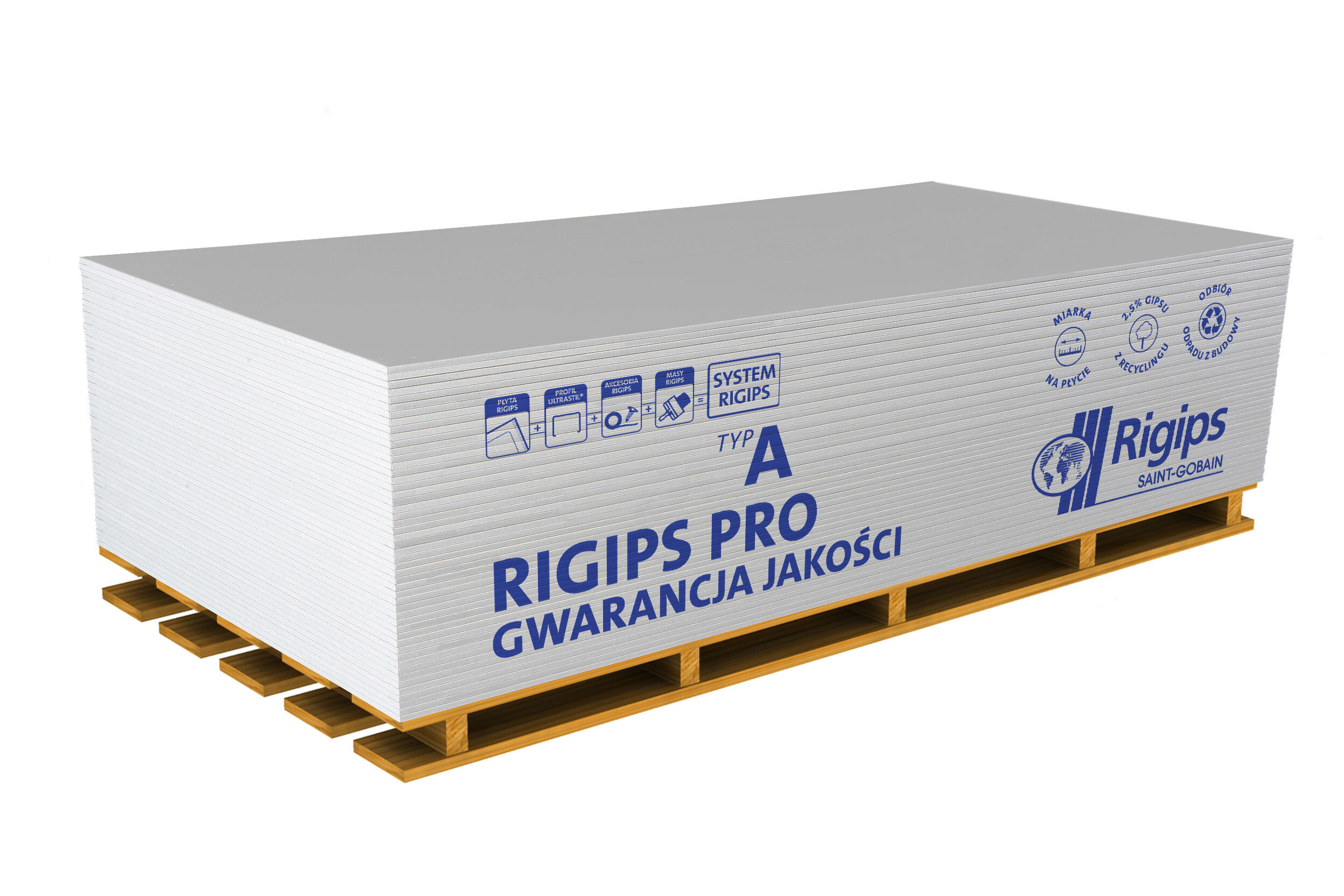 Płyta gipsowo-kartonowa standardowa Rigips PRO 1200x2600x12,5 mm GKB typ A - 2
