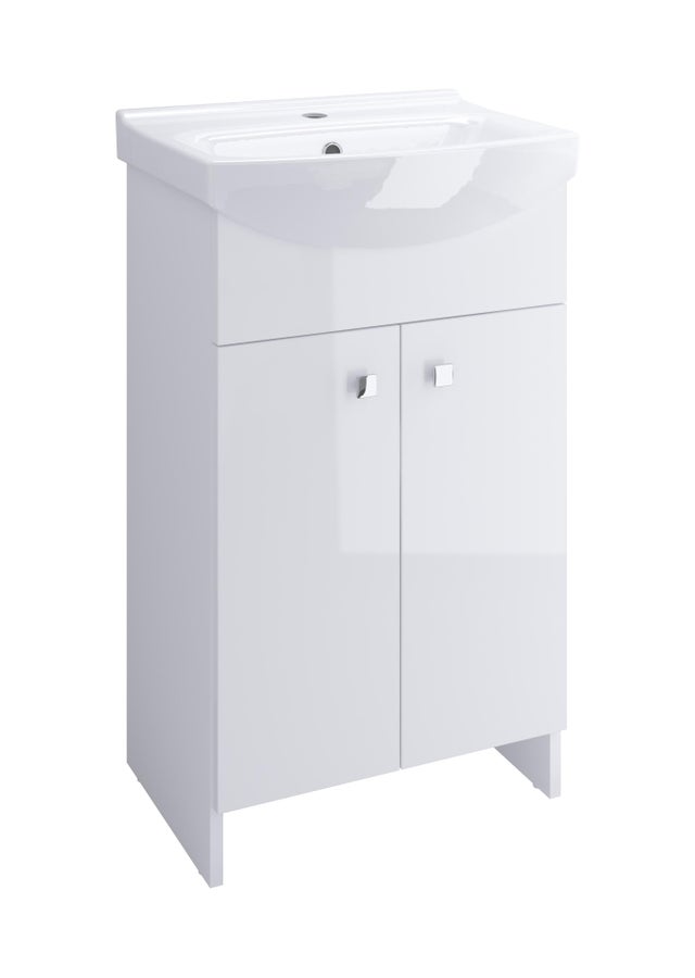 Szafka z umywalką Cersanit Basic 50 cm