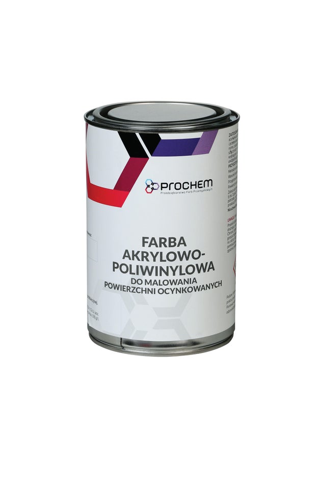 Farba poliwinylowa na dach Prochem czarna RAL9005 1l