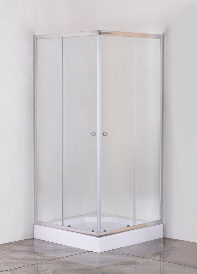 Kabina prysznicowa Aveeo Naki 80 cm z brodzikiem chrom