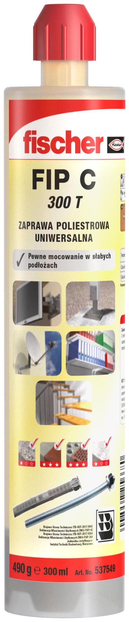 Kotwa chemiczna FIP C 300T 300 ml