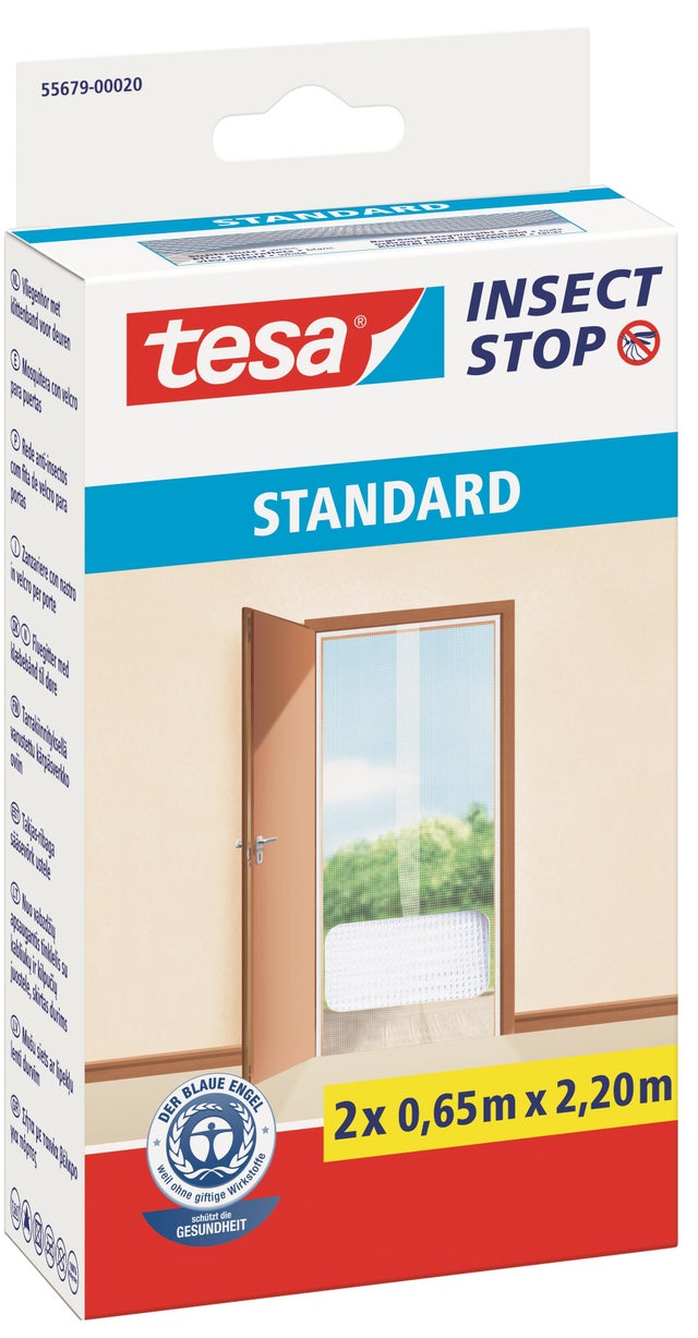 Moskitiera przeciw owadom Tesa 120x220cm biała