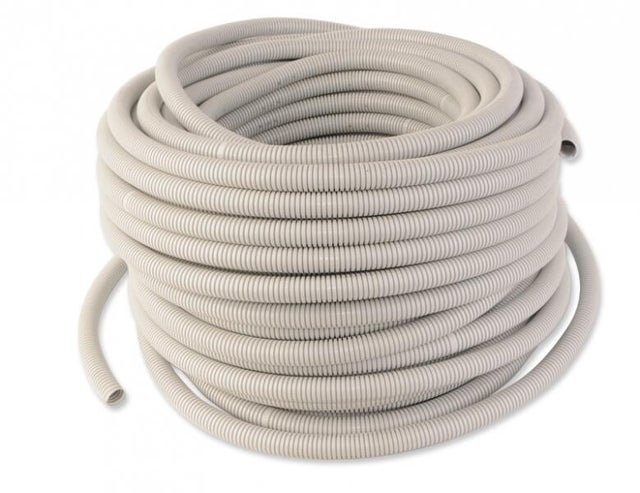 Rura karbowana RKGL 320N 11/16mm UV szara 50m