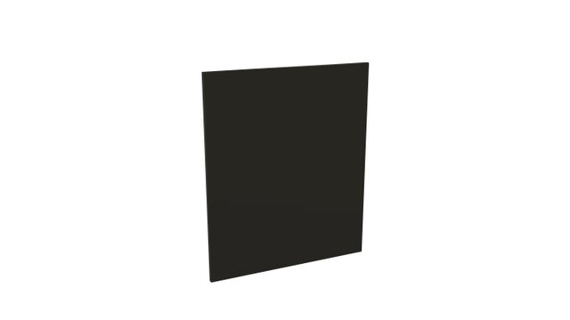 Front Tafla 713x596 płyta czarna zmywarka 60cm